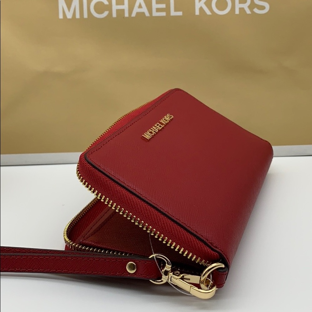 Michael Kors Jet Set Travel Phone Wallet Wristlet - Picture 4 of 16